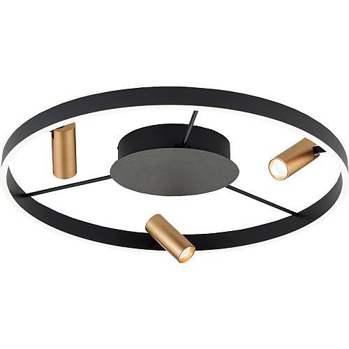 LED-Deckenleuchte 3000K 50W DL 7-686/ schwarz-gold