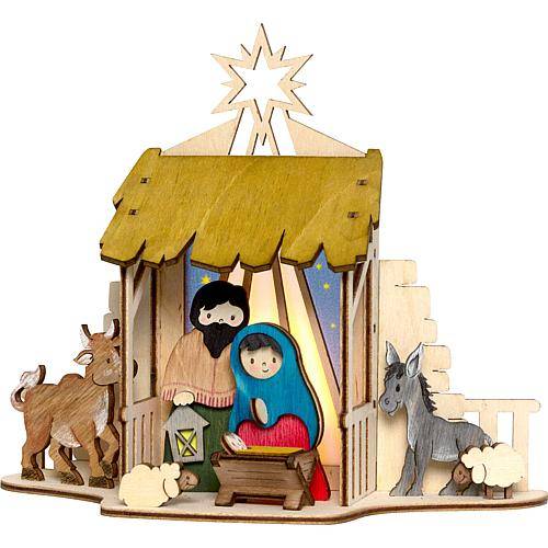 Bastelset 'Teelichthalter Krippe' 10228