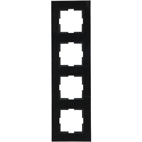 Panasonic Acrylglasrahmen 4-fach schwarz 92190024-DE