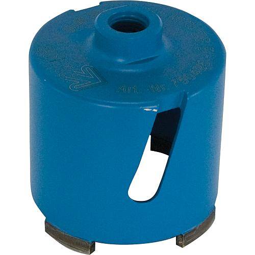 EGB Diamant-Dosensenker 82mm 'Blau' mit seitlichen Schlitzen, Anschluß M16