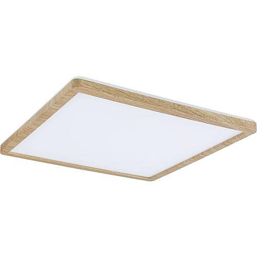 LED-Deckenleuchte Eiche Kunststoff 16W Atria Shine