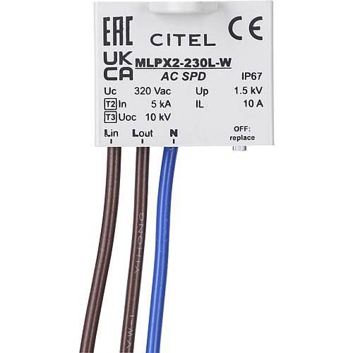CITEL MLPX2-230L-W T2+3 f Leuchtenmast SK1+2, IP67