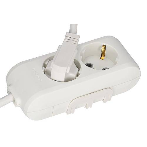 Panasonic 2-fach Steckdosenleiste 3m weiß WLTB04232WH-EU1