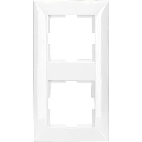 Meridian Standard 2-fach Rahmen reinw. 92522202