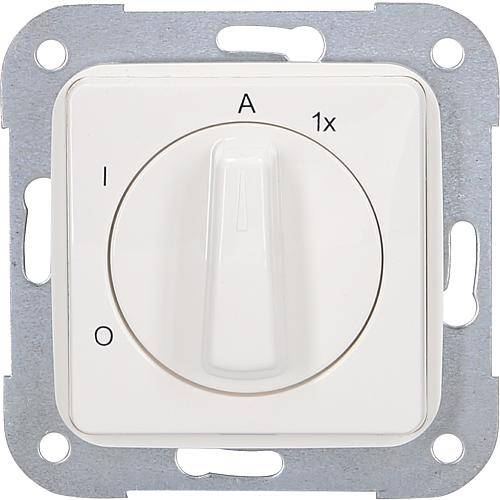 Außenlichtschalter f. Serie SI reinweiß