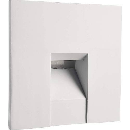 Abdeckung zu Basis-Einsatz 640800, eckig, weiß Lichtaustritt rechteckig, 930482