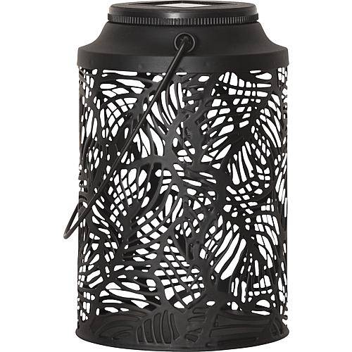 LED-Solar-Dekoleuchte 'Leafy' schwarz 482-66