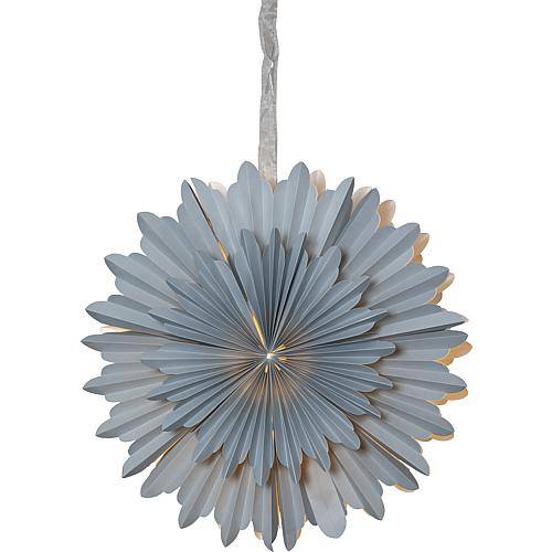 Papierstern 'Crystal' blau 502-13