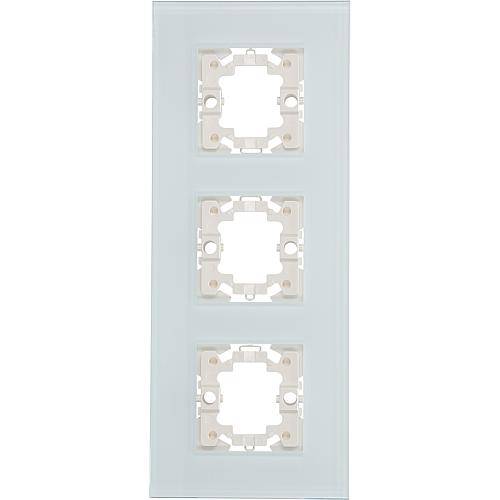 Abdeckrahmen 50x50 3-fach Glas mint