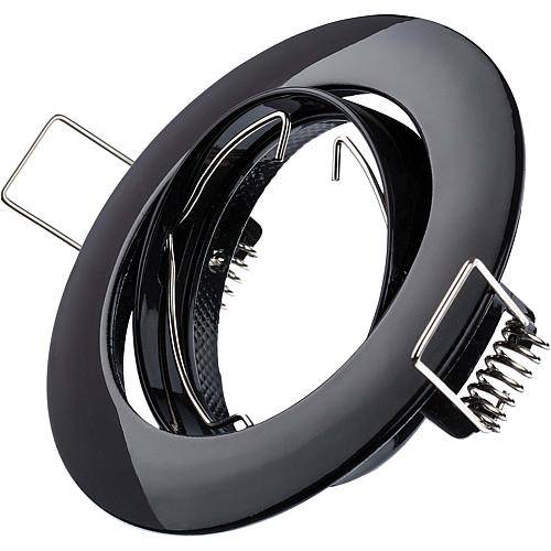 Einbaustrahler A68mm schwarz schwenkbar DL68BL