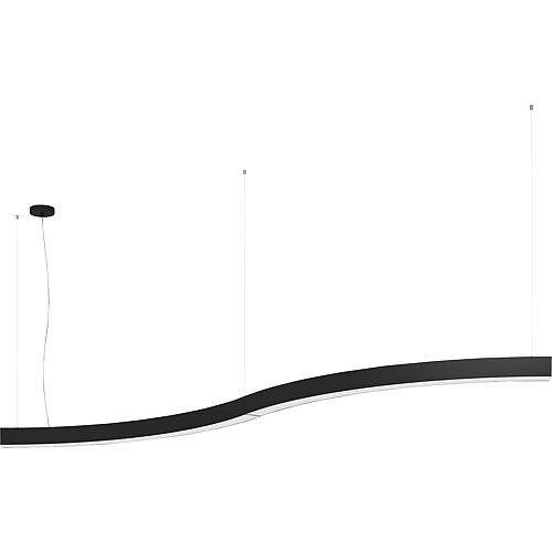 LED-Segment Kurve 60°, L1430mm, 32W 4000K, schwarz 68204