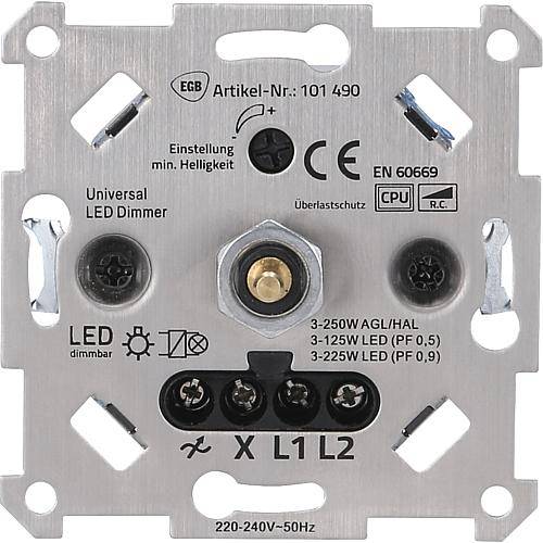 EGB Autodetect-Dimmer für LED + Standard automatische Auswahl des Dimmmodus