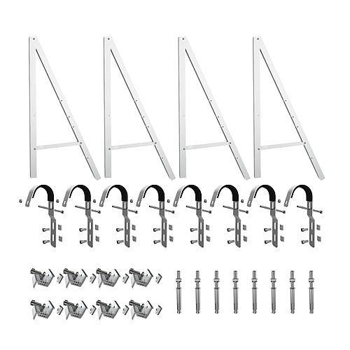 Balkonkraftwerkhalterung-Set bis 40ø