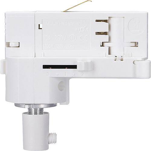 Euro-Adapter für 3-Phasenschiene GA100-3, weiß max. 10A/100N