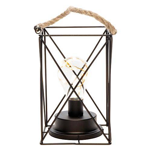 LED Metalllaterne eckig 1816-780