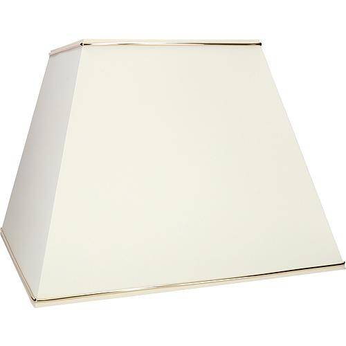 Textilschirm creme/gold H270mm 4-1207