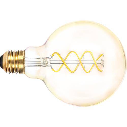 LED's light LED Kugel E27 dimmbar 5W extra-warmweiß Gold G95