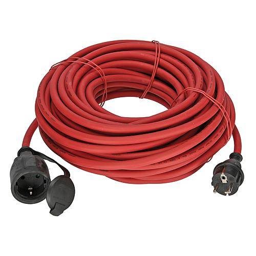Gummi-Verlängerung H07RN-F 3G1,5 rot 25m