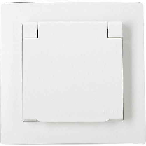 Klein Feuchtraumsteckdose IP44 reinweiß K55EUKJKS/04BER