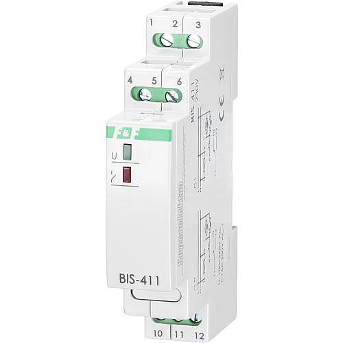 F&F BIS-411 Stromstoßrelais 165V bis 265V AC 16A 1Wechsler Hutschiene
