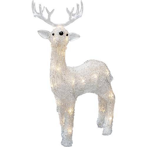 LED Acryl Rentier 24 ww LED außen 6224-103