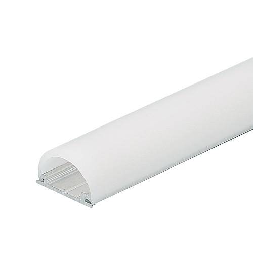 EGB Alu-Anbauprofil-Set B20xH5,5/13mm, L2000mm für Stripes max. B12mm, 2x Click-Abdeckung opal