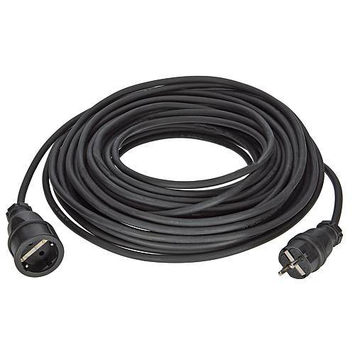 Gummi-Verlängerung H07RN-F3G1,5 schwarz 25m