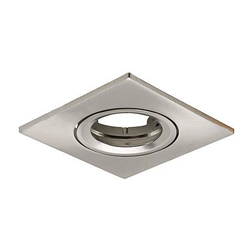 GreenLED Einbaustrahler quadr., schwenkbar, nickel 4123