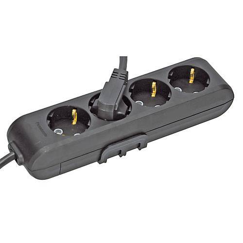 Panasonic 4-fa.Steckdosenleiste 1,5m schwarz WLTB04412BL-EU1