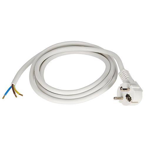 EGB Anschlussltg. H05VV-F 3G1,5mm² weiß 2m