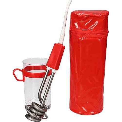 Reisetauchsieder mit Glasbecher VDE