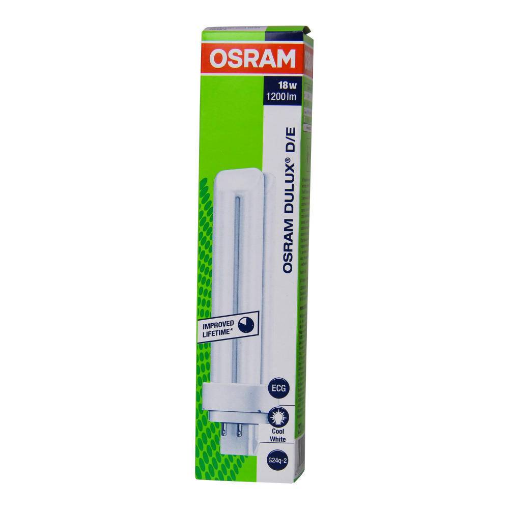 OSRAM Energiesparlampe EEK: G (A - G) G24q-2 146 mm 230 V 18 W Neutralweiß Röhrenform 1 St.