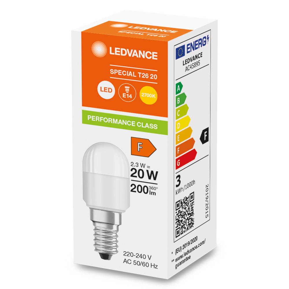 Ledvance LED-Lampe E14 827 LEDT26202.3W827FRE14