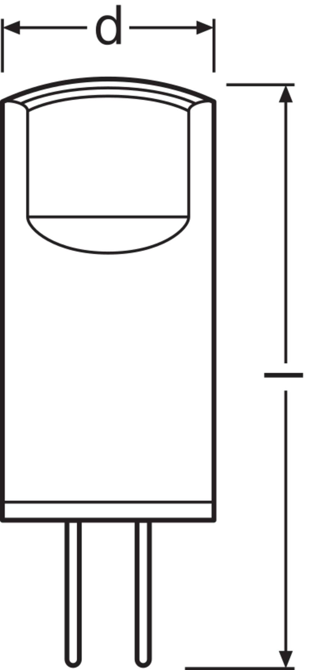 Ledvance LED-Lampe G4 827 LEDIN201.8W827CLG4