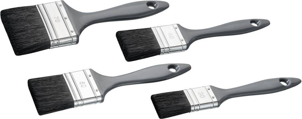 Lackier-Pinsel-Set 4-tlg schw.Borste 30/40/50/70mm