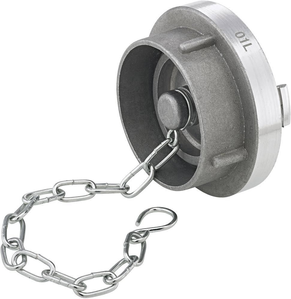 Storz Blindkupplung Aluminium, 52-C m.Kette, 52-C, PN 10 FORTIS