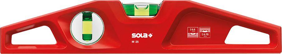 Alu-Guss-Wasserwaage M 25 Sola