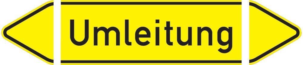 VKZ.36, 1400x350mm Umleitung + WechselspitzeRAL-Gütezeichen Folie RA2