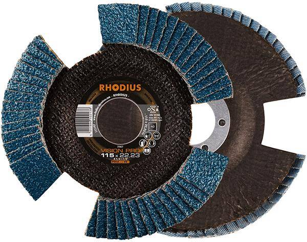 Lamellenschleifscheibe VISION PRO 125mm K 80 Rhodius