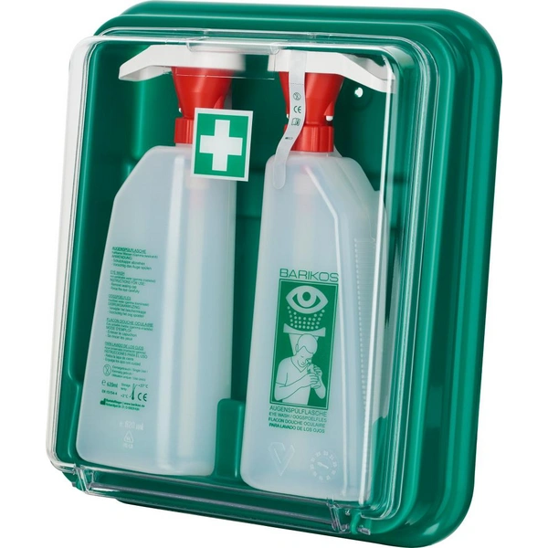 Augenspülflasche Set2, Wandbehälter, 2 Flaschen: 620ml Augenspülflasche Set2, Wandbehälter, 2 Flaschen: 620ml