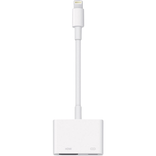 Apple iPad, iPhone, iPod Adapter [1x Lightning-Stecker - 1x HDMI-Buchse] 0.10m Weiß
