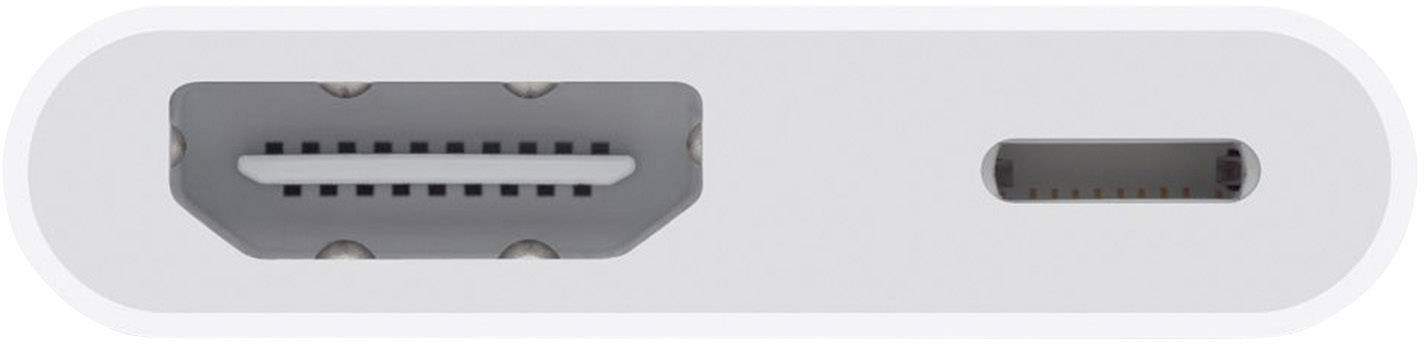 Apple iPad, iPhone, iPod Adapter [1x Apple Lightning-Stecker - 1x HDMI-Buchse] 0.10 m Weiß