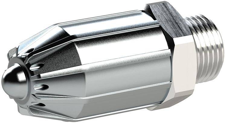 Runddüse AG Zink-Druckguss,Alu.L.41mm AD 17mm RIEGLER