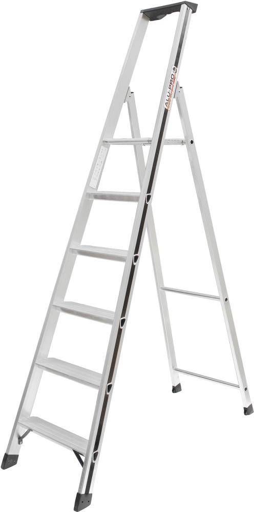 Stufenstehleiter 6Stufen Standhöhe 1,35m 6 Stufen Standhöhe 1,35 m