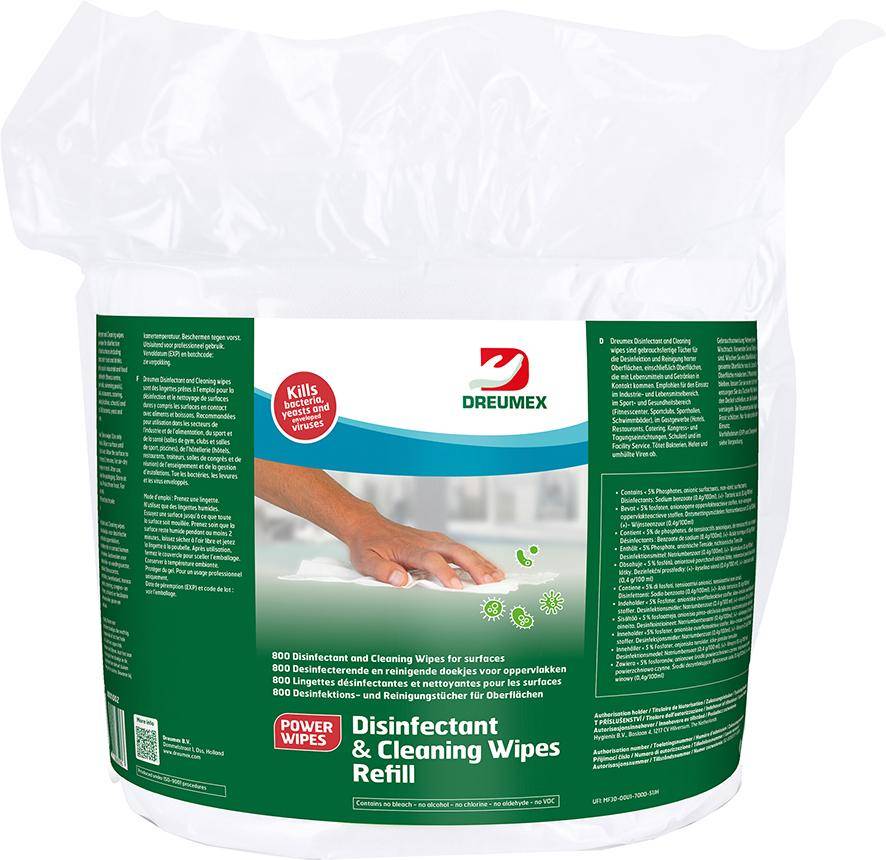Desinfektion- & Reinigungstuch 2 x 800 wipes refill