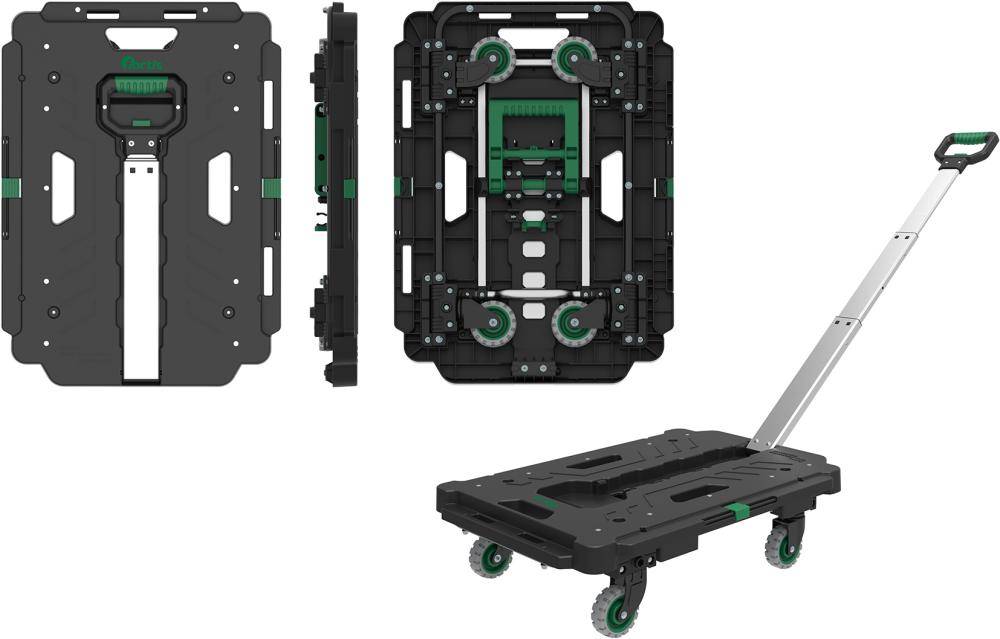 Allzweckroller 600x300mm, 130Kg Kst. 75mm, mit Griff FORTIS
