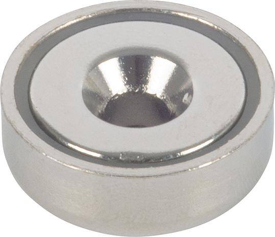 Topfmagnet Neo.Ø20, H6,9,m.Senkb. Ø4,5 Inhalt: 1