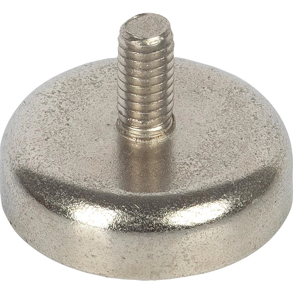 Topfmagnet Neo.Ø20,H14, m.Gewindeb.M4,sil Inhalt: 1 Topfmagnet Neo.Ø20,H14, m.Gewindeb.M4,sil Inhalt: 1