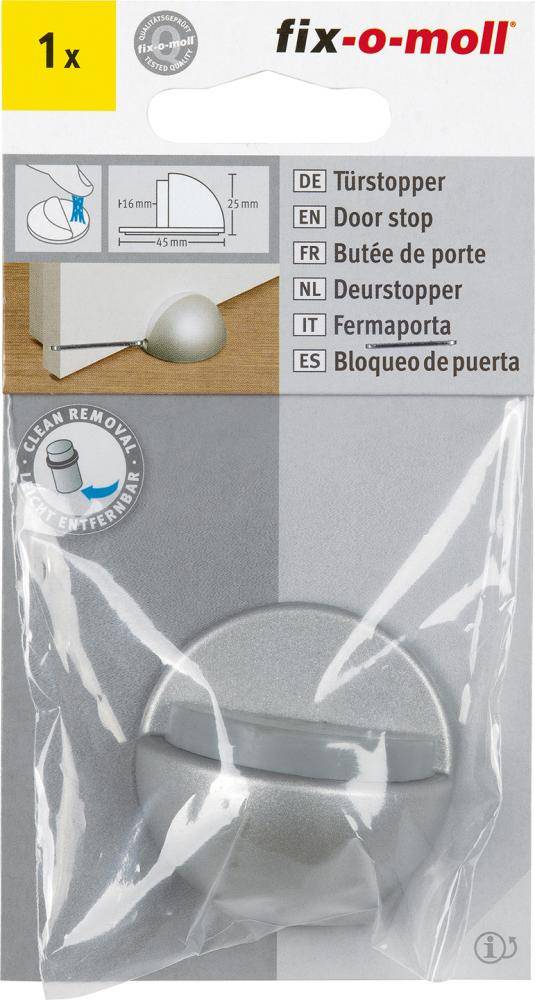 Türstopper Metall Ø45xH 25,selbstkl,sat Inhalt: 1