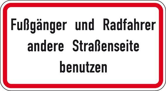 WH.48, 600x330mm andere Str.Seite nutzen RAL-Gütezeichen Folie RA2